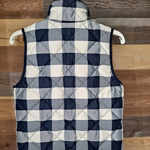 J. Crew buffalo check Excursion quilted puffer vest - Picture 8 of 12